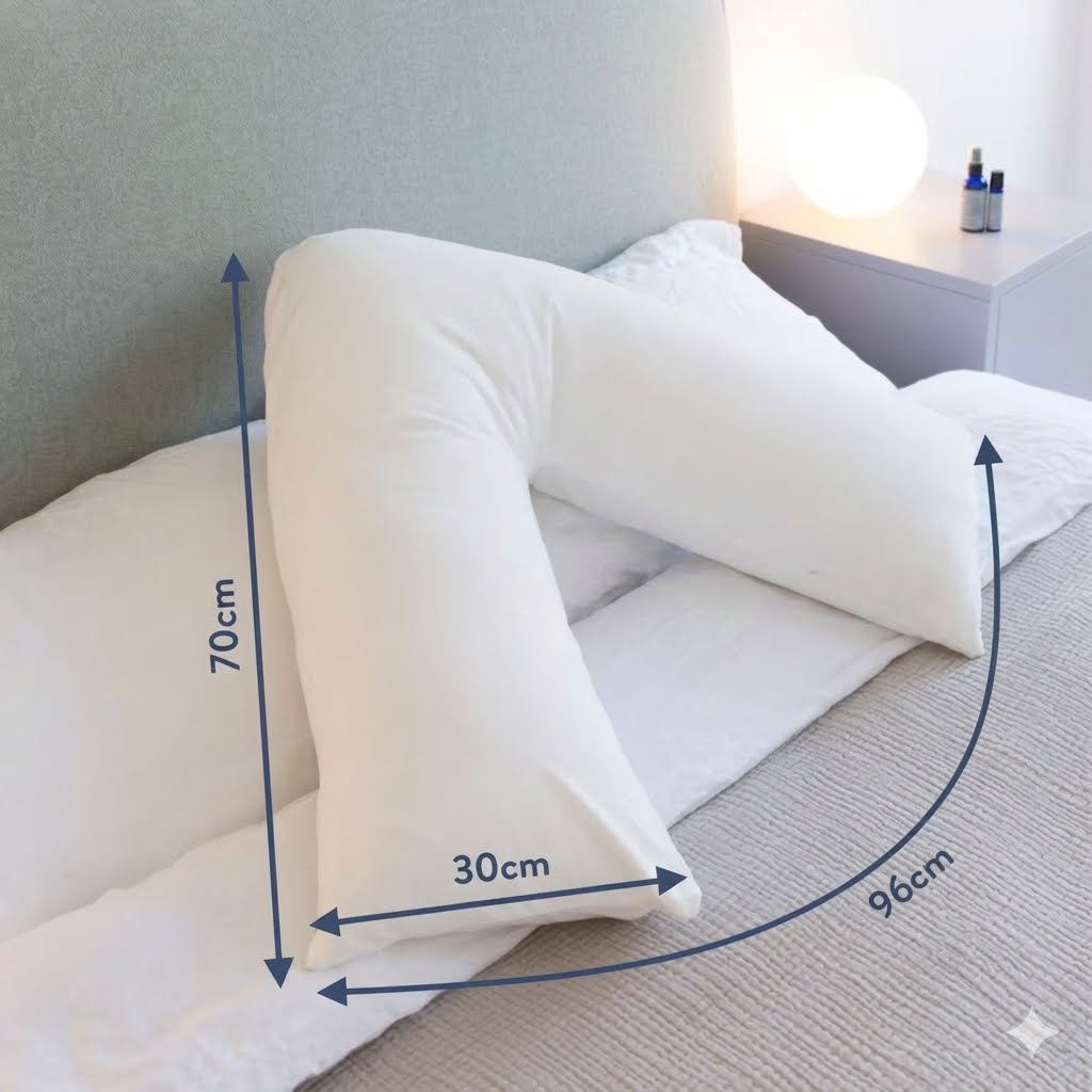 V Shape Memory Foam Pillow