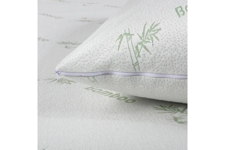 Bamboo Memory Foam Pillow 2 Pack