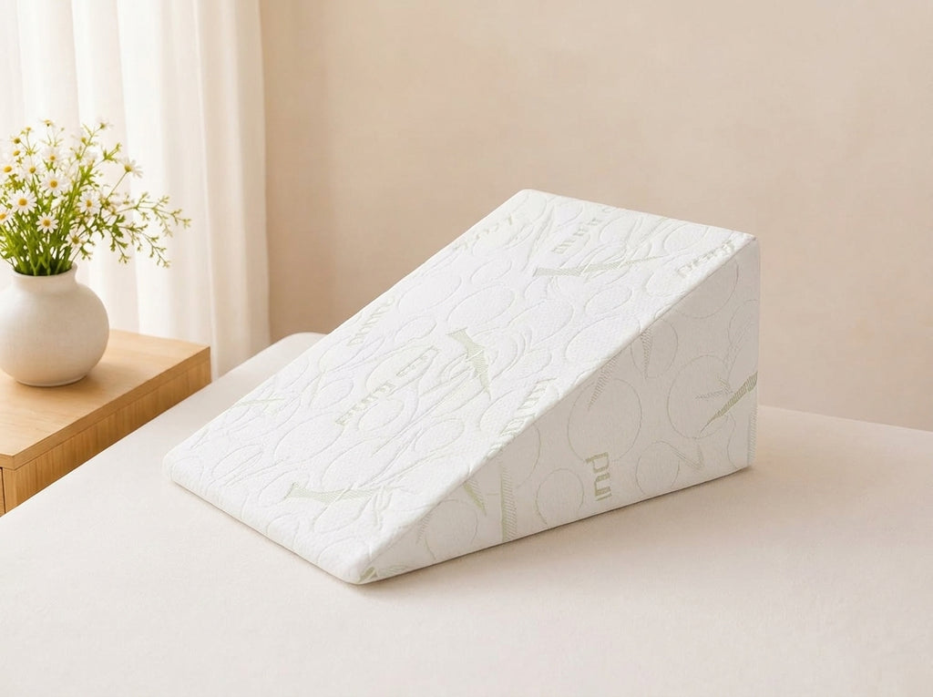 Bamboo Foam Pillow Bed Wedge Cushion