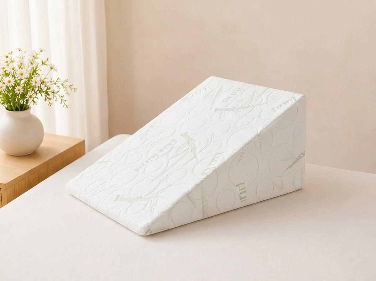 Bamboo Foam Pillow Bed Wedge Cushion