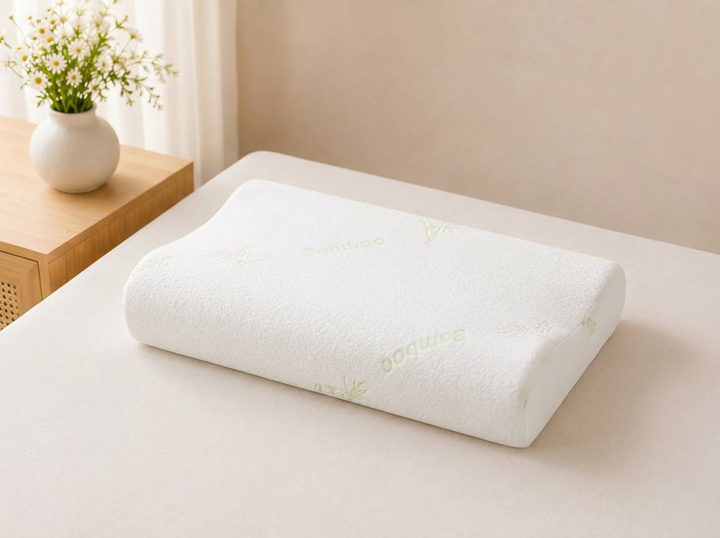 Bamboo Contoured Foam Pillow 2 pack